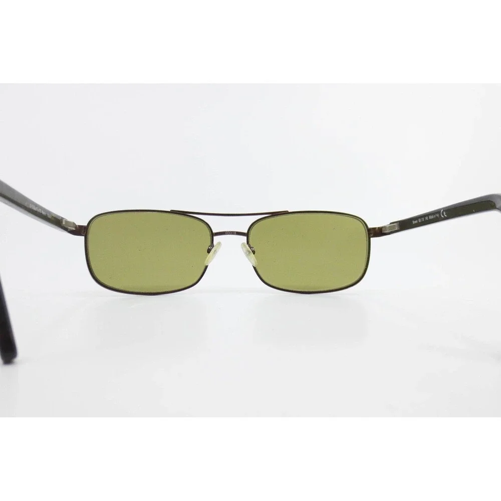 David Signature Monte 180458 Brown Aviator Sunglasses Italy 60-18-140 Tortoise